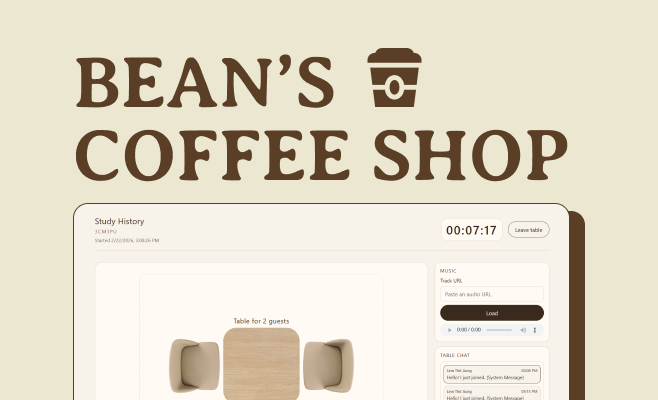 Screenshot of Bean’s Coffee Shop
