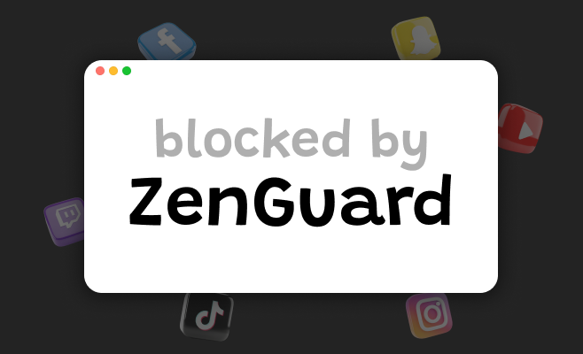 Screenshot of Study website blocker